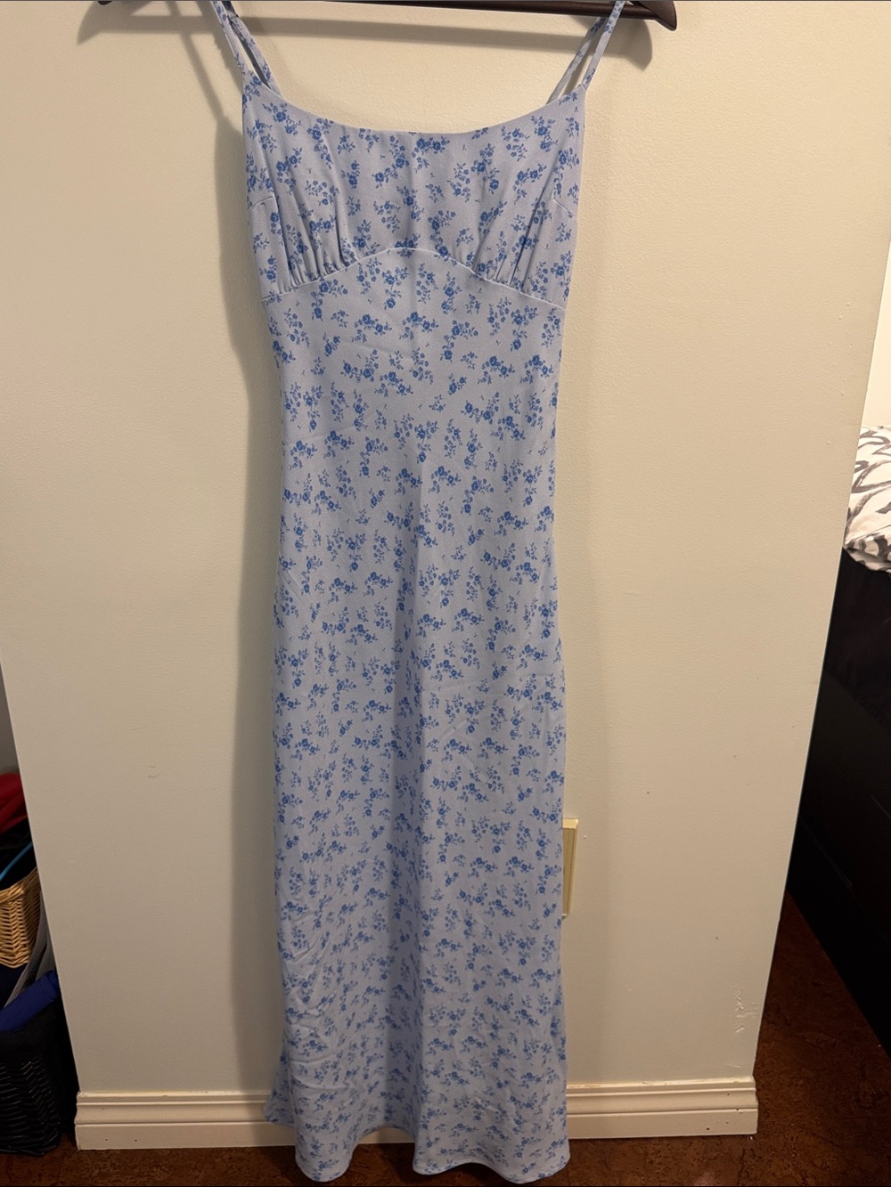 Hollister Light Blue Floral Dress